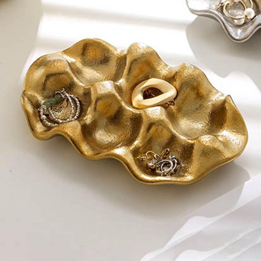 Декоративная подставка для хранения яиц Керамический поднос для хранения ювелирных изделий Дисплей для ювелирных изделий Тарелка для хранения для дома