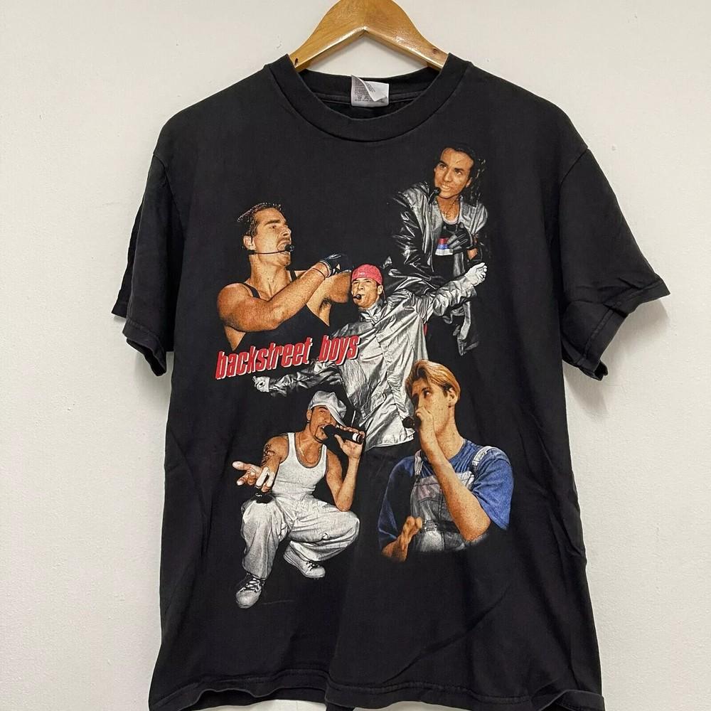 Винтажная футболка Backstreet Boys 90-х Backstreet’s Back Тур 1998 года Унисекс футболка бой-бэнда
