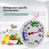 Digital Fridge Thermometer Waterproof Temperature Monitor Dual Scale Display Hanging Design for Home Freezer Use