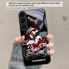Карта мотоцикла Уличный Для Samsung Galaxy S20 S21 S22 S23 Plus S24 FE S25 Ultra S26 Edge S25+ S20+ S22+ Черный Стеклянный Чехол для Телефона