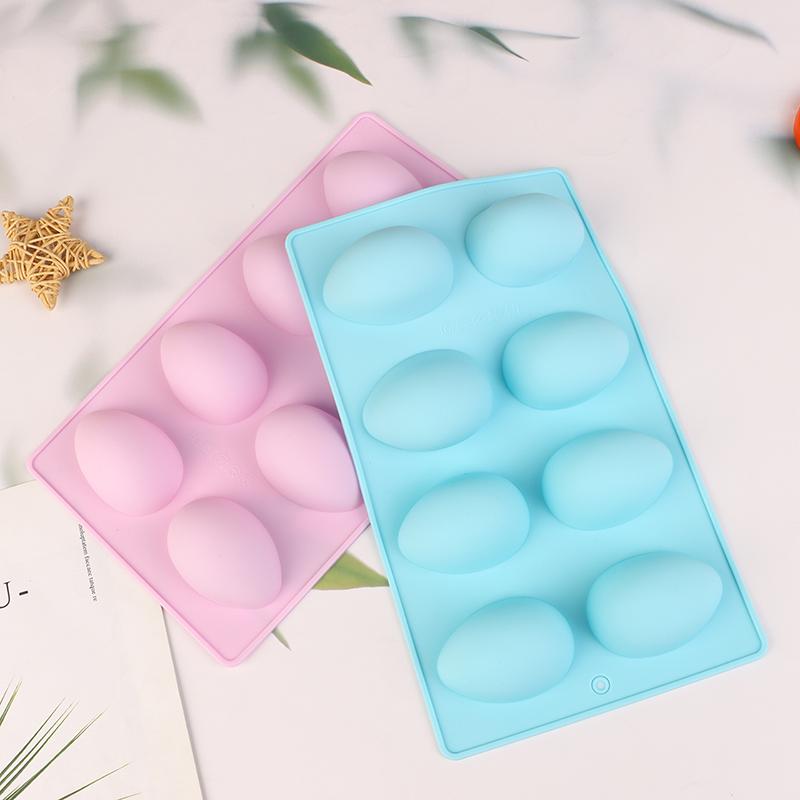 8 пасхальных яиц в форме яиц, силиконовая форма для выпечки, форма для шоколада, форма для пудинга, форма для льда, пасхальные поделки, мыло, подарки