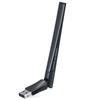 ELECOM WiFi Wireless LAN Handset Wifi5 5GHz WPC Button High Power Antenna MacOS Black 433Mbps+150Mbps 2.4GHz USB2.0 USB-A 11ac/n/g/b/a [Windows