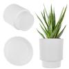 KADAX Flowerpot Flower Pot 13cm Plant Cover Flowerpot Plastic White