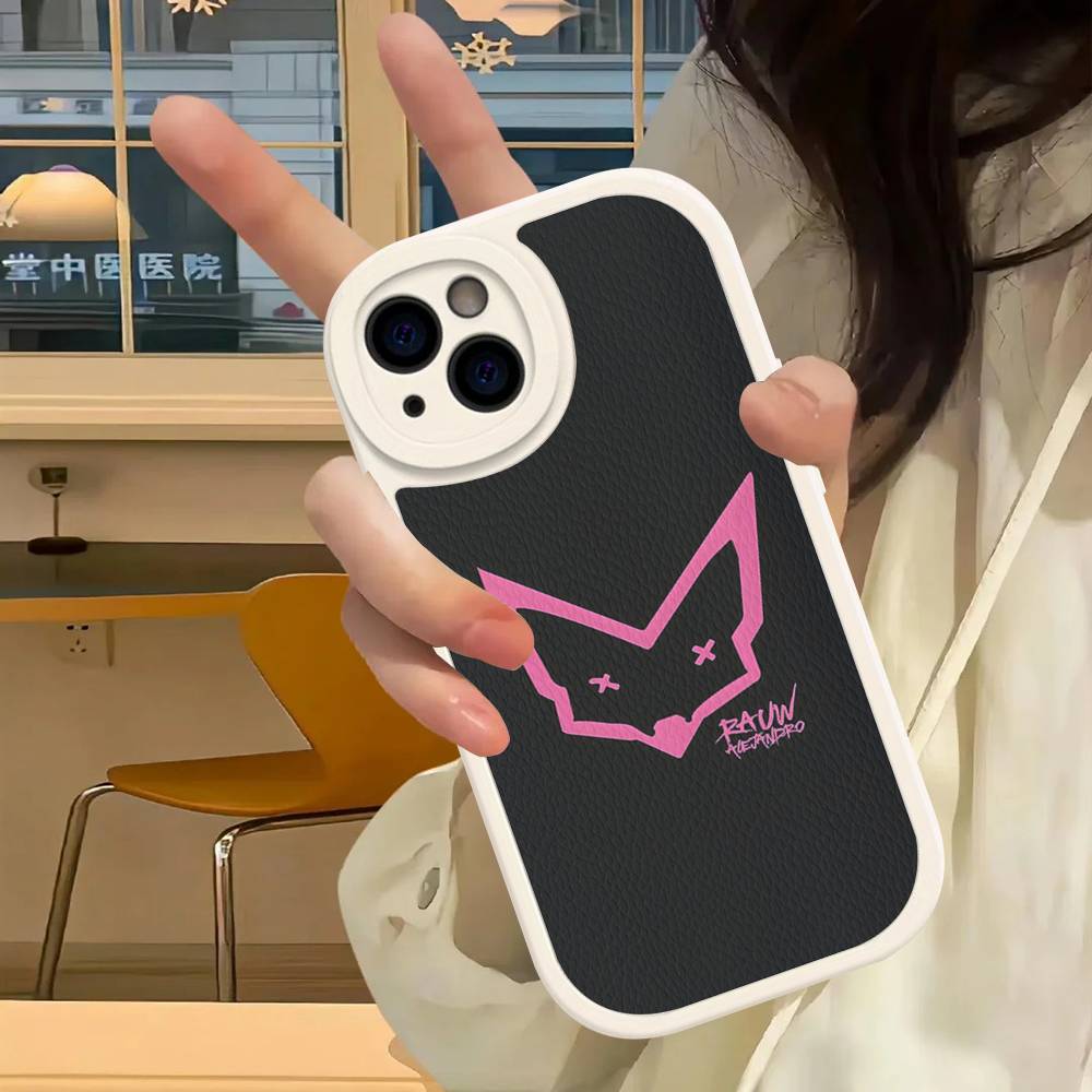 R-Rauw Alejandro Phone Case Hard Leather For IPhone 16 15 14 13 Mini 11 12 Pro Max Plus Fundas