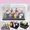 Minifigures Organizer With Acrylic Clear Dustproof Enclosure For Collectors