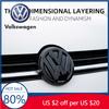 Для VW Volkswagen Jetta MK5 Golf 2 шт. Глянцевый черный Матовый черный эмблема передней решетки радиатора и эмблема задней двери багажника Для Volkswagen VW Golf