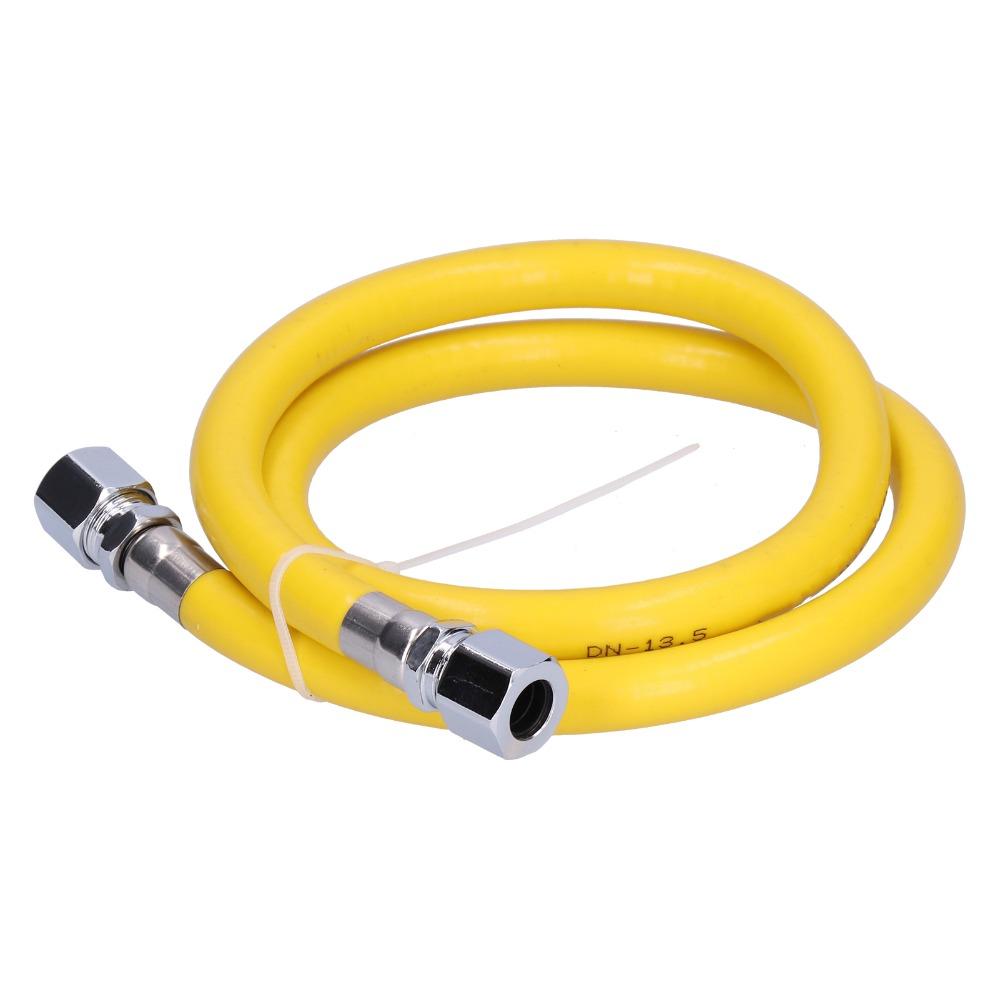 304 Stainless Steel Gas Hose Yellow Stove Gas Line Daily Home Gas Equipment Replacement