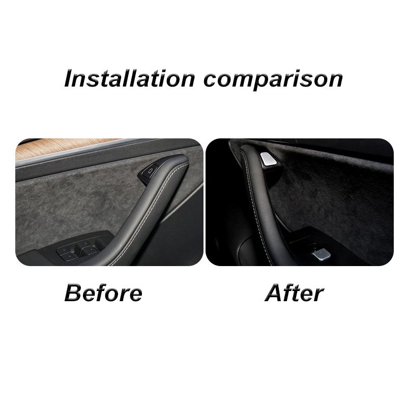 Кнопка переключателя стеклоподъемника автомобиля, наклейка для открытия двери, отделка для Tesla Model 3 2017-2024, аксессуары для украшения интерьера