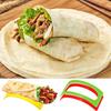 3/6/12Pcs Taco Holder Food Grade BPA-Free Dishwasher Safe Individual Serving Chicken Roll Soft Hard Shell Taco Stand Plastic Rack