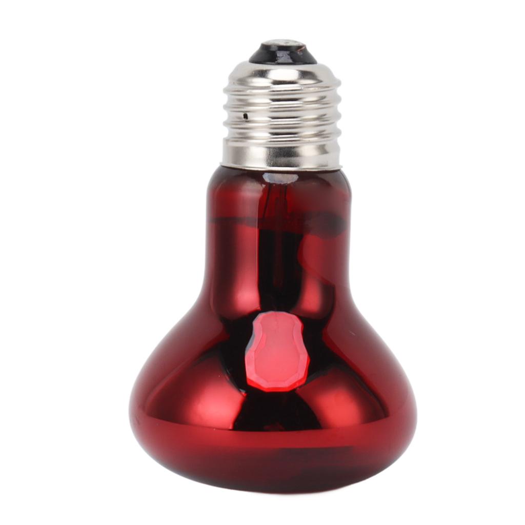 Reptile Heat Lamp Bulb E27 UVA Amphibian Basking Day and Night Heating Light Bulb for Bearded