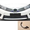 2014 2015 Car Accessories Grille Bumper Car Logo Frame Cover Trim ABS Car Front Mesh Chrome for Toyota Corolla Chromium Styling
