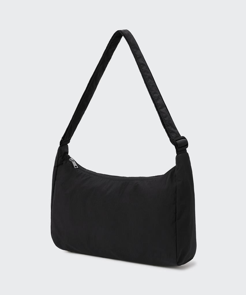 Musinsa Standard Crinkle Square Mini Hobo Crossbody Bag [Black]