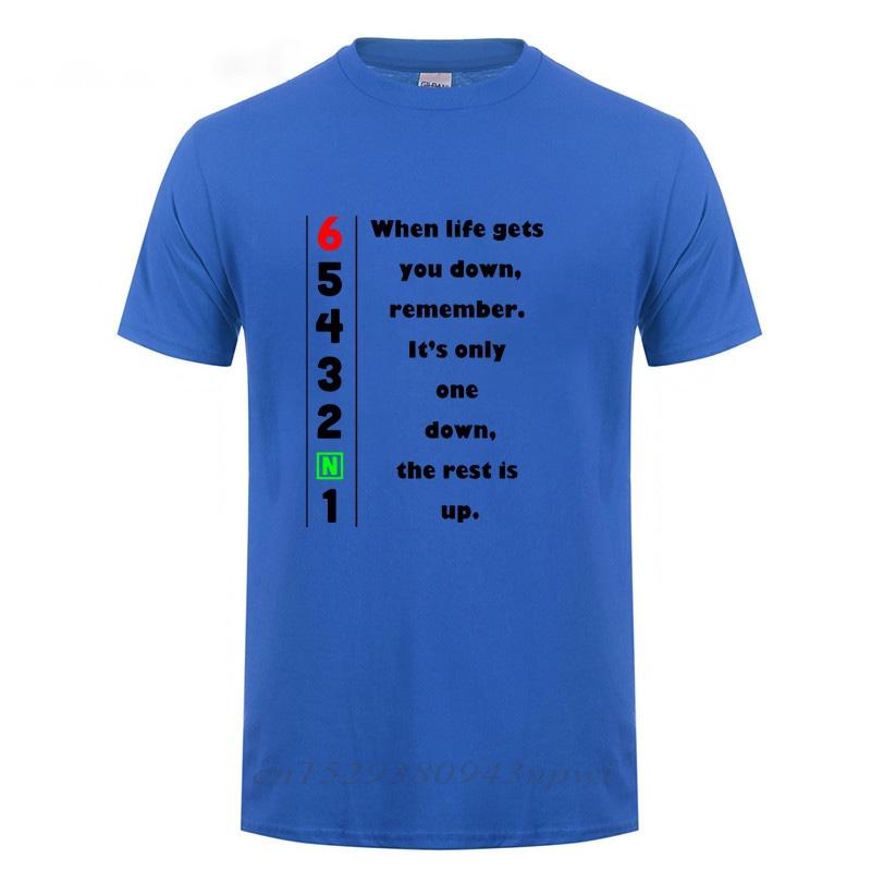 1N23456 Motorcycle T Shirt Fathers Day Present Funny Birthday Gift For Men Daddy Father Husband O Neck Cotton TShirt Tshirt