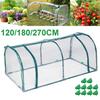 120/180/270 см Навес для дома на открытом воздухе Полный Зеленый для садоводства с рамой Покрытие Тоннель Новая теплица Сарай для цветочного сада