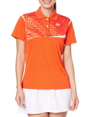 Игровая футболка Yonex с коротким рукавом, оранжевая, японский размер S - японский размер женской рубашки, (005), (эквивалентный Маленький)