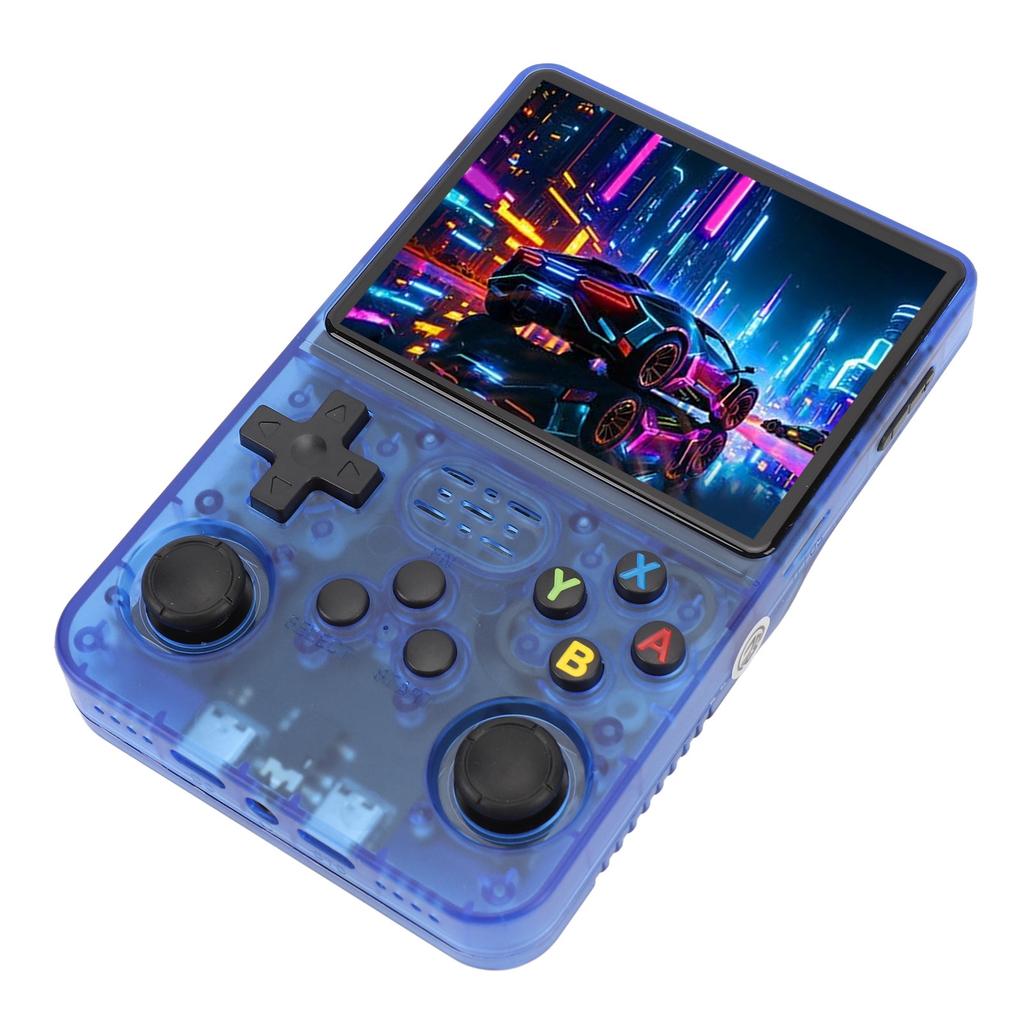 Handheld Game Console 3.5 Inch 640x480 IPS Color Screen Dual 3D Joystick Portable Video Game Player with Storage Card