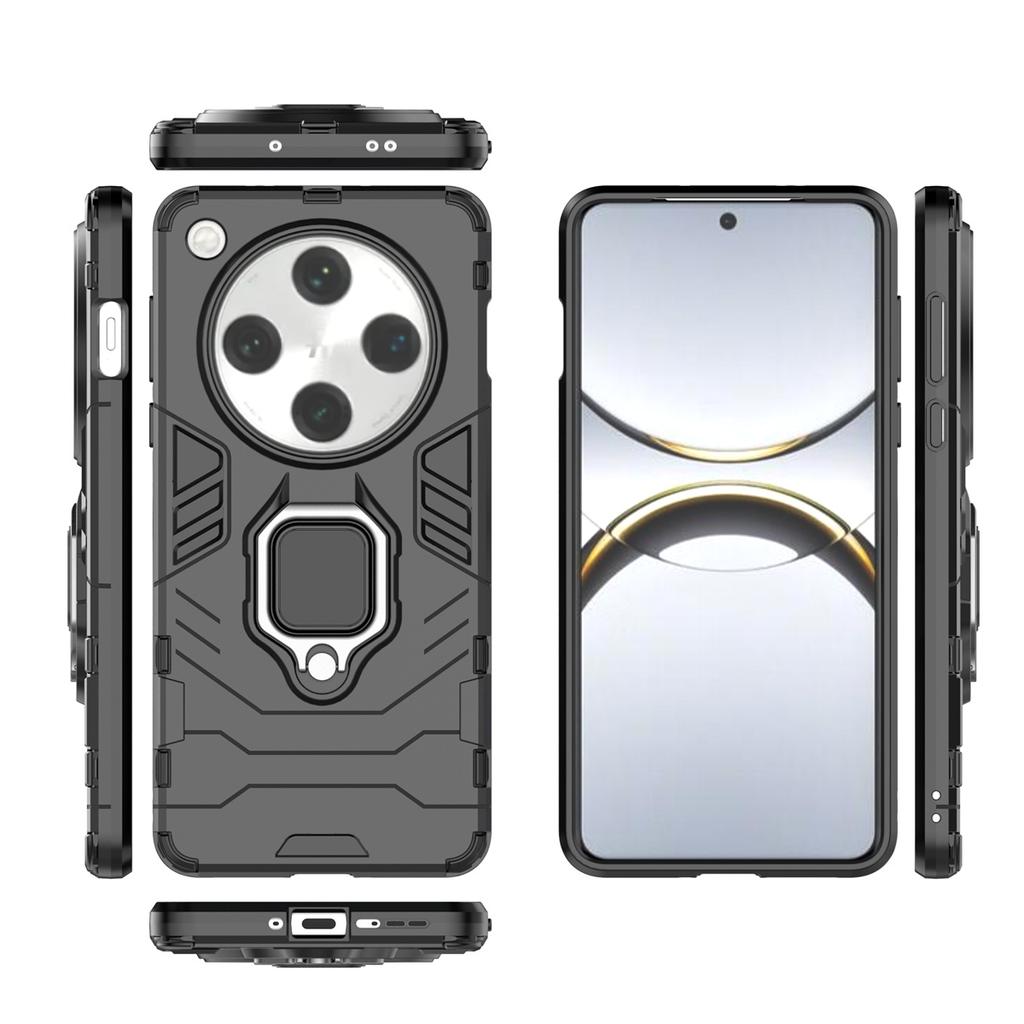 For Oppo Find X8 Pro 5G Case PC+TPU Protective Phone Cover with Ring Kickstand