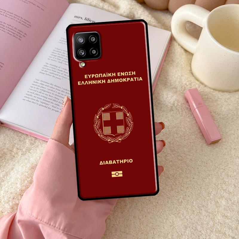 Греческий флаг Греции для Samsung Galaxy A54 A34 A14 A13 A52 A32 A12 A22 A72 A52S A33 A53 A73 A71 A51 чехол для телефона