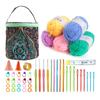 Crochet Kniting Bag Handmade DIY Set Doll Material Yarn Ball Weaving Craft