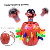 Pirate Bucket Tricky Toy Funny Spoof Party Game Jokes Prop Insert Sword Luck Game Children Gift