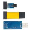1pcs New USBASP USBISP AVR Programmer USB ISP USB ASP ATMEGA8 ATMEGA128 Support Win7 64K 10Pin To 6 Pin Adapter Board
