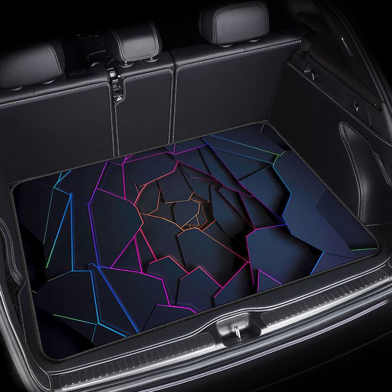 Автомобильный сверхпрочный коврик в багажник, пыленепроницаемый, водонепроницаемый, пылеотталкивающий, легко моющийся, прочный, нескользящий протектор заднего сиденья, пылезащитный чехол