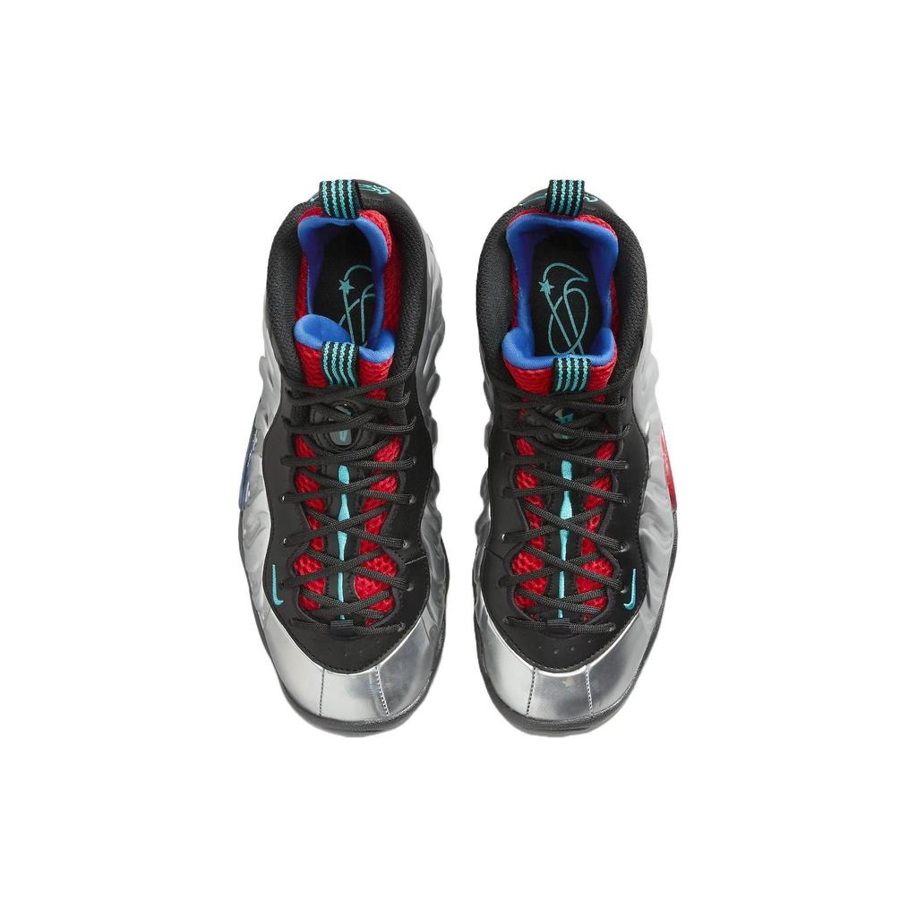 Nike Детские кроссовки Little Posite One GS All-Star Silver Metallic-Silver Dusty-Cactus FJ3303-001