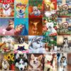 5D DIY Алмазная картина Собака Полный квадрат Новое поступление Алмазная вышивка Животное Алмазная мозаика Ручная работа Домашний декор