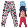 Детские брюки для девочек, милые детские детские брюки, длинные брюки с эластичным принтом и цветочным принтом Love Wave Point