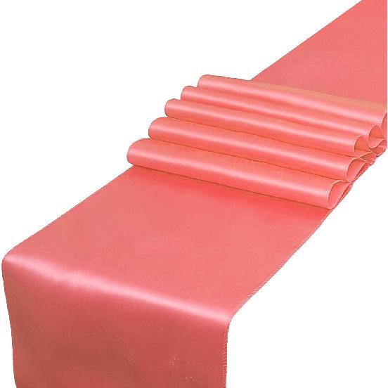 Pack of 4 Satin 12 X 108 inch Luxury Satin Table Runner, Perfect for Weddings, Holiday Dining, Banquets, Parties, & Events, Formal Dining & Home
