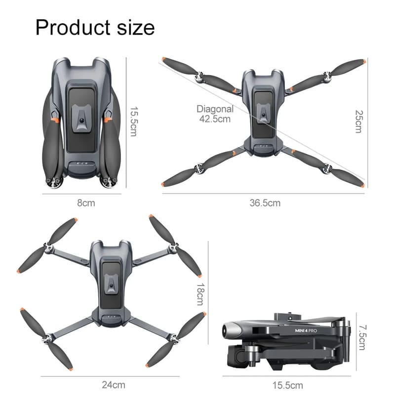 2025 NEW V600 RC Drone 5G 8K HD ESC Aerial Photography Dual Camera Optical Flow Positioning Obstacle Avoidance Brushless Quad-rotor Aircraft Toy Gift