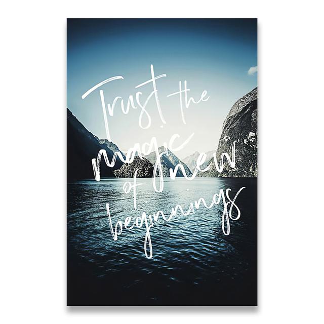 Природа Пейзаж Плакат Скандинавский Стиль Гора Любовь Цитаты Печать Настенная Картина Холст Картина Скандинавское Украшение Дома Без Рамки