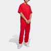 adidas Оригинальные брюки спортивного стиля кэжуал с манжетами серии Originals Blue Version, однотонные, мужские, красные IA2448