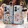 Kickstand Anti-dust Phone Case For Realme GT7 Pro Soft Case Cute Silicone Protective Cartoon Fashion Design Ring Lanyard