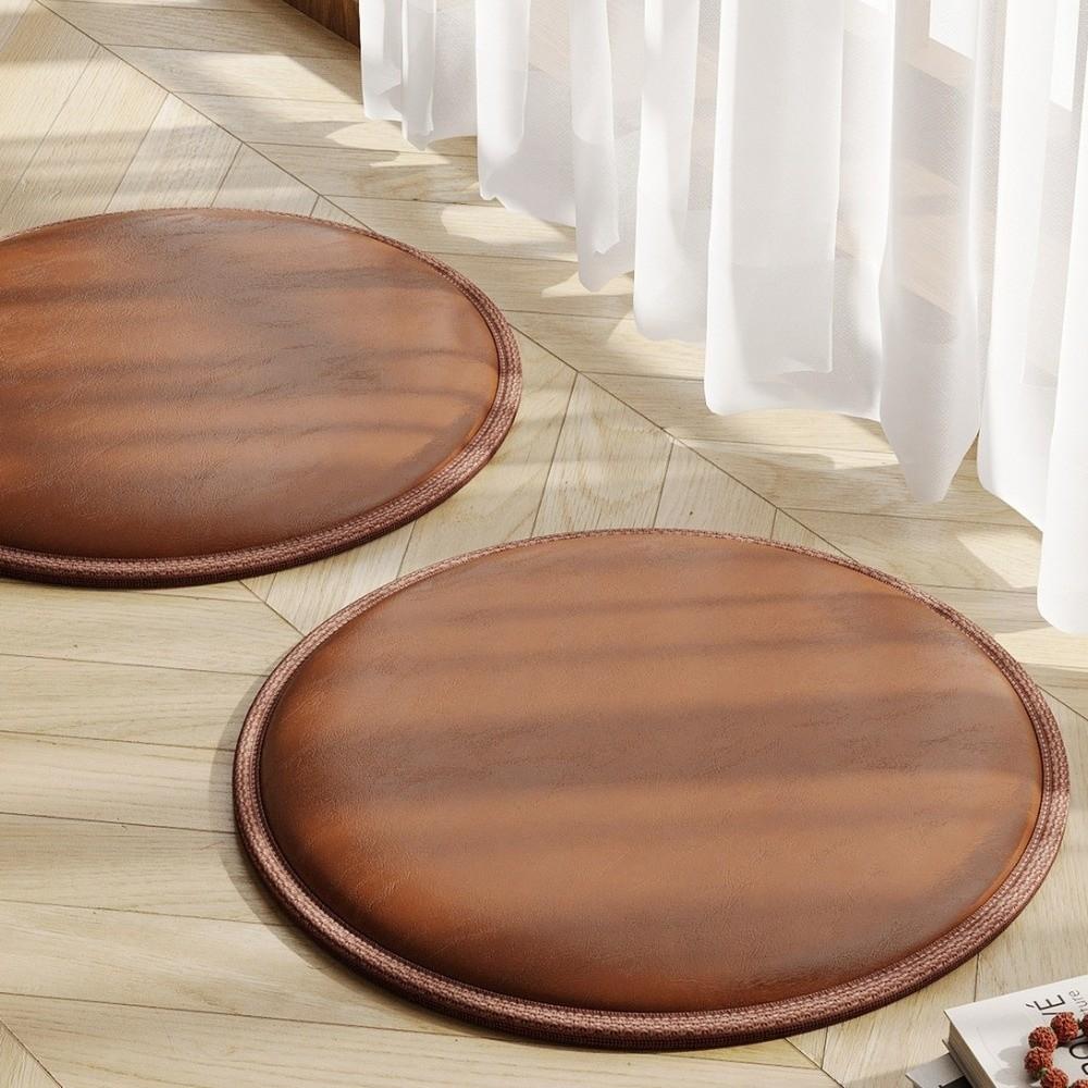 Round Leather Cooling Cushion Japanese Style Bay Window Pad Stool Pad Sitting Seat Pad  Hotel
