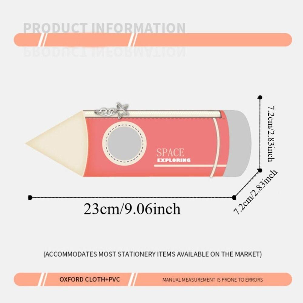 Cute Cartoon Pencil Case Cartoon Pencil Shape Pencil Cases Durable Lovely Pen Bag Student