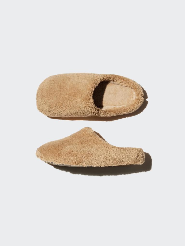 Uniqlo Япония Пушистые флисовые домашние тапочки