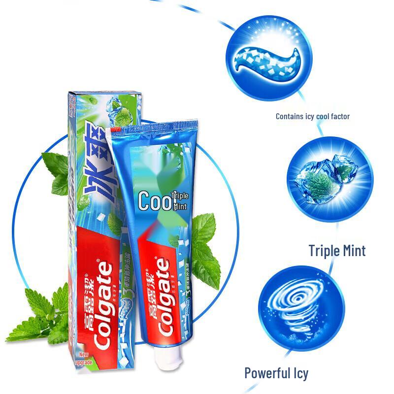 Colgate Отбеливающая зубная паста - Ледяная мята (8 x 120 г)