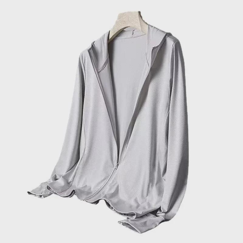 Летняя сетчатая солнцезащитная куртка — универсальная, дышащая, свободного кроя для мужчин и женщин