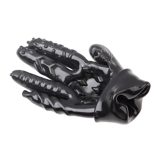 Массажная перчатка для удовольствия с шипами, текстурированная перчатка-митенка из ТПЭ для фистинга с выступающими точками, гибкая, безопасная для тела, дискретная игрушка для взрослых для ролевых игр и исследований пар