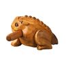 1Pc Thailand Frog Wood Carving Ornaments Hand-Carved Toad Creative Vocal Toys Solid Wood Toad Craft Scenic Souvenirs