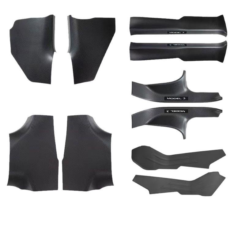 Tesla Model Y/3/YL Front & Rear Tailgate Protection Strips and Door Sill Plates with Free Shipping