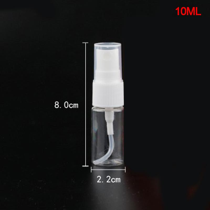 20/30/50/100ml Refillable Bottles Transparent Plastic Perfume Atomizer Mini Empty Spray Bottle Portable Travel Accessories