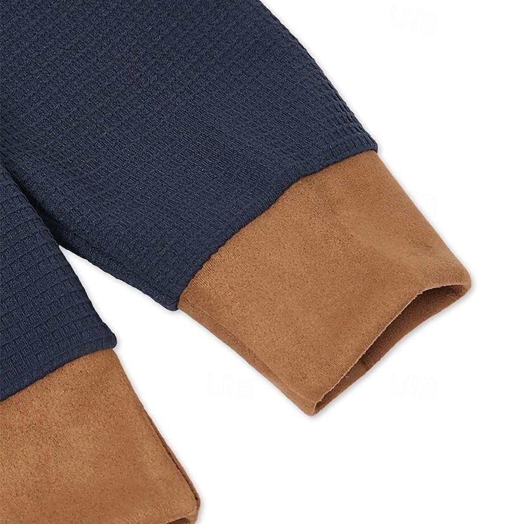 Мужские ковбойские классические винтажные графические западные толстовки с длинным рукавом на молнии до середины груди, ретро, теплые