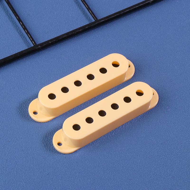 2Pcs 48/50/52Mm Guitar Multi Color Plastic Single Coil Pickup Covers Electric Guitar Pickup Lid/Shell/Top Guitar Parts