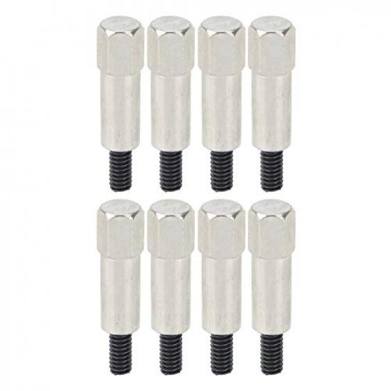 KIMISS Набор болтов крышки клапана, 8 шт. Набор болтов крышки из нержавеющей стали Подходит для болтов крепления крышки клапана для 283 302 305 307 327 350 383 400 SBC Eng