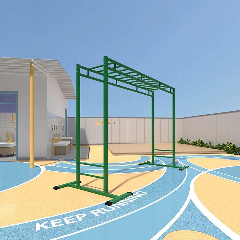 Детская регулируемая мобильная альпинистская лестница и турник