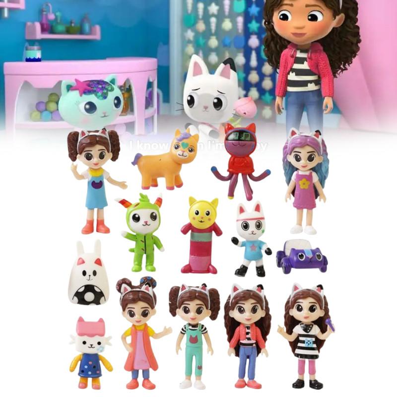 ПВХ Фигурки Габби Кукольный домик Модель Игрушка Настольное украшение Аниме Подарок