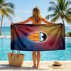 Valencia FC print Quick Dry Beach Towel Microfiber Absorbent Portable Travel Swimming Towel