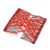 Fashion Woman Double Clip DIY Elastic Headband Bun Hair Combs Beads Comb Metal Hairpins